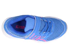 ASICS Pre-School Girls' GEL-Contend 5 Running Sports Shoes - Blue Coast/Hot Pink