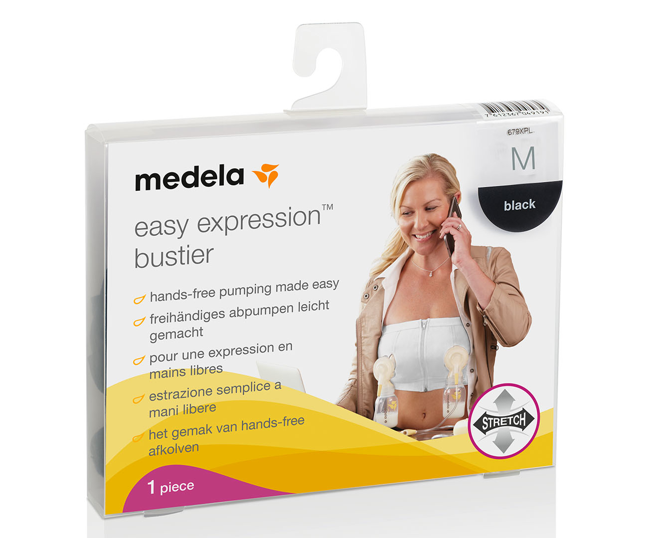 Medela Easy Expression Bustier Pumping Bra Black