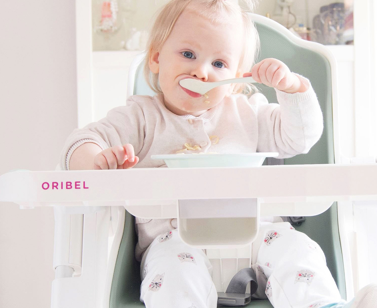 Oribel cocoon best sale high chair pistachio