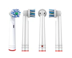 VALUE 4 Pack compatible Oral B Toothbrush Heads - Soft