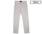 Finger In The Nose Girls' Casual Pant - Light Grey
