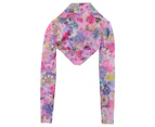 Aletta Girls' Floral Wrap Cardigan - Pink