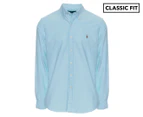Ralph Lauren Men's Classic-Fit Oxford Shirt - Aegean Blue