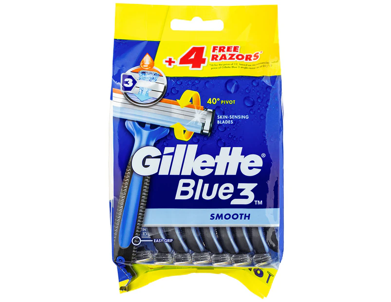 Gillette Blue III Smooth Disposable Razors 16pk