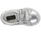Polo Ralph Lauren Unisex Kids' Easton Ez, Silver/Metallic,  Size Little Kid 13.5