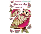 Dress My Craft Fabric Transfer Sheet 24X34cm-Creative Owl