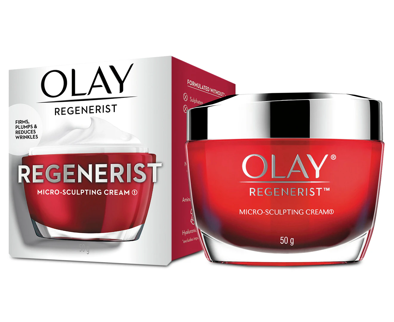 Olay Regenerist Advanced Anti-Ageing Micro-Sculpting Face Cream Moisturiser 50g