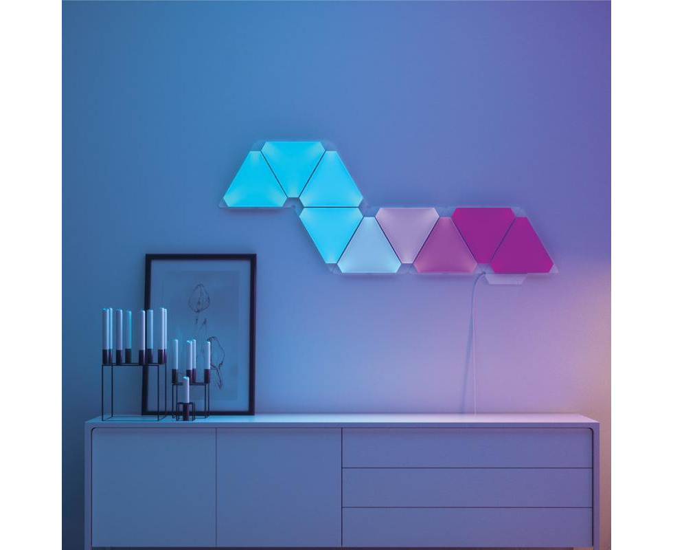 NANOLEAF LIGHT PANELS RHYTHM EDITION SMARTER KIT (9 PANELS) | Catch.com.au