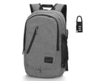 CoolBELL 15.6 Inch Laptop Backpack Water-resistant Travel Rucksack-Grey 1