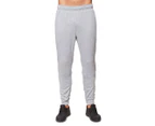 Nike Men's Dry Tapered Fleece Trackpants / Tracksuit Pants - Dark Grey Heather/White