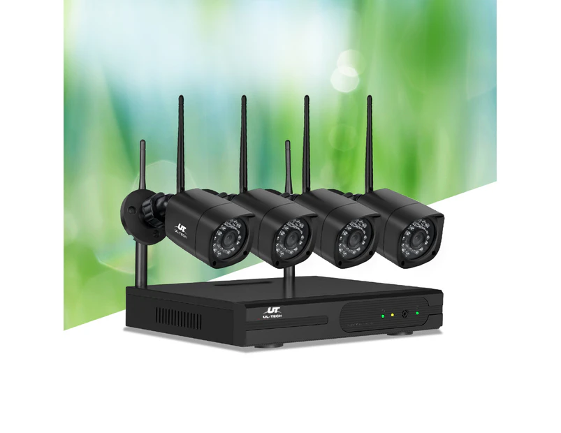 UL-tech Wireless CCTV Security Camera 3MP IP WIFI 4 Cameras 8CH NVR Outdoor