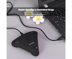 Aibecy USB Conference Omnidirectional Condenser 360° Audio Pickup Plug & Play for Business Video Meeting