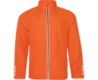 Outdoor Look Mens Lightweight Cool Windprood Running Jacket - Electric Orange