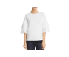 A+A Collection Women's Tops & Blouses - Pullover Top - White
