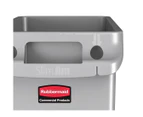 Rubbermaid Slim Jim Container with Venting Channels Grey 60Ltr Kitchenware Clean