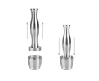 Stainless Steel Reusable Coffee Capsules with Press Coffee Tamper Refillable Coffee Pod Filter for Nespresso