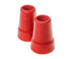 Rebotec 19mm Ferrules - Tips for Crutches - Red