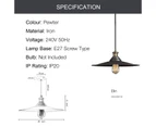 Elin 1-LT Vintage Pendant Light Loft W/ 1.5M Cord E27 Hanging Lamp Oil-Rubbed Bronze