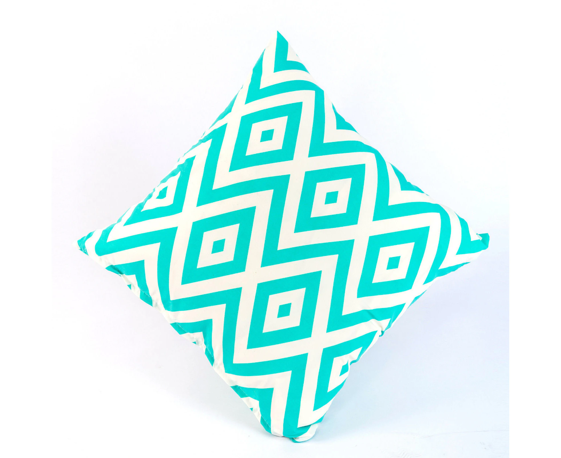 Printed Cushion Cover Decorative Pillow Case Without Fillings 45x45cm 2Pcs/Bag White+Green