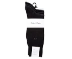Calvin Klein Men's Combed Cotton Socks 3-Pack - Black