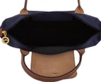 Longchamp Small Le Pliage Top Handle Bag - Navy