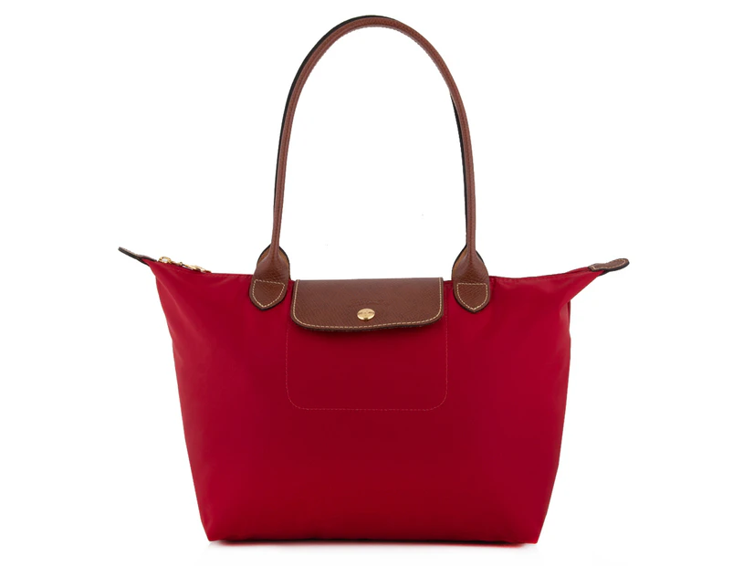 Longchamp Small Le Pliage Tote Bag - Red