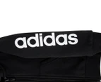Adidas Girls' Essential Linear Full Zip Hoodie - Black/White