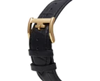 Earnshaw Men's 42mm Longitude Sun & Moon Automatic Leather Watch - Gold/Black