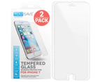YouSave Accessories iPhone 7 Glass Screen Protector - Twin Pack