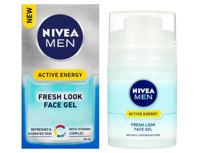Nivea Men Active Energy Fresh Look Face Gel 50mL