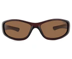 Dirty Dog Men's Buzzer Polarised Sunglasses - Dark Brown/Brown