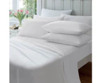 Jenny Mclean Egyptian Cotton 175GSM Flannelette Combo Set Queen White