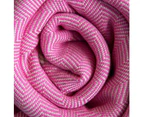 SAMMIMIS Anello Round 625G Turkish Towel - Hot Pink/White
