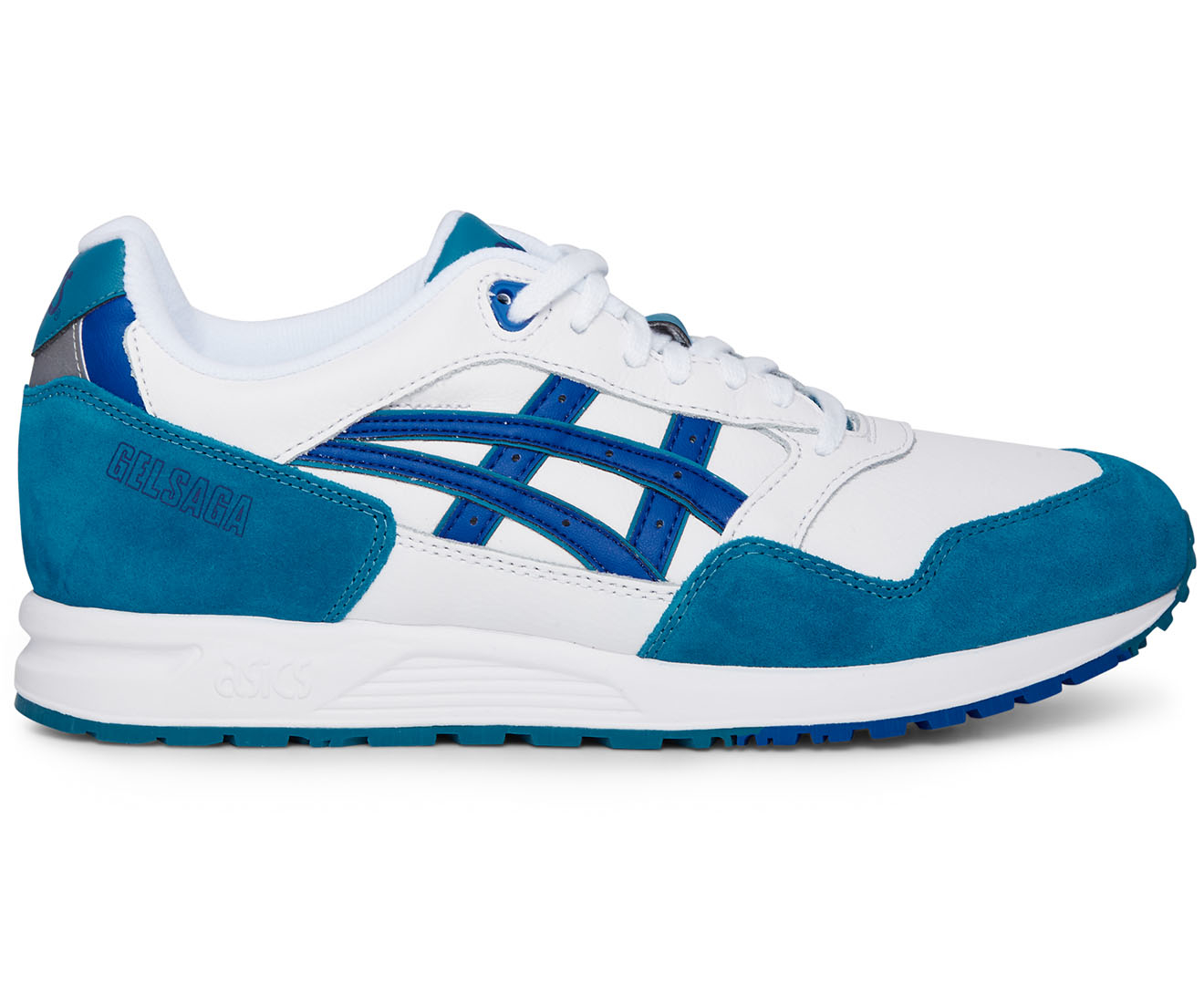 ASICS Tiger Men's GEL-Saga Shoe - White/Illusion Blue | Catch.co.nz