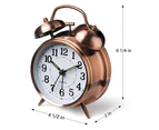 Vintage Quarzt Alarm Clock - Copper