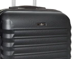 Jeff Banks 3-Piece Hardcase Luggage/Suitcase Set - Black