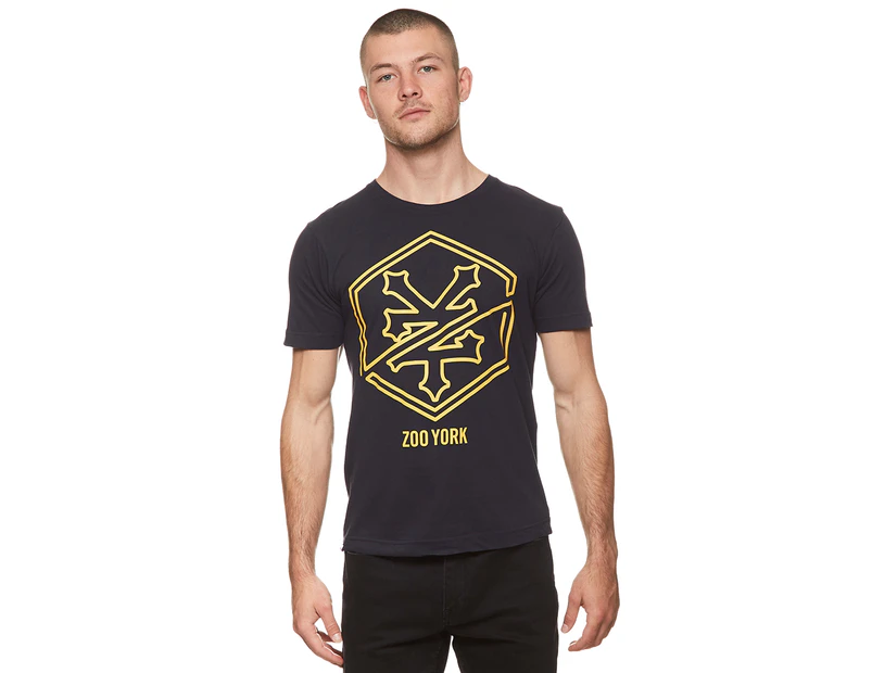 Zoo York Men's Auburn Tee / T-Shirt / Tshirt - Navy