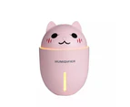 3 in 1 Humidifier Cute Cat Shape - Pink