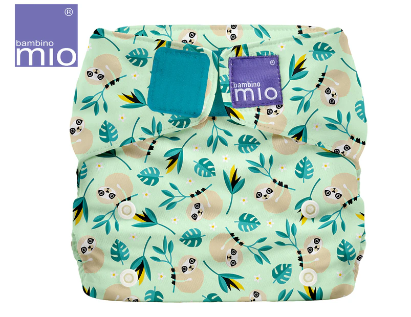 Bambino Mio Baby Miosolo All-In-One Reusable Nappy - Swinging Sloth