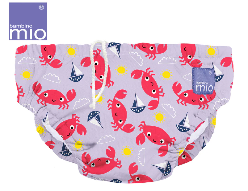 Bambino Mio Baby Reusable Swim Nappy - Crab Cove