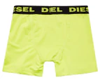 Diesel Boys' Performance Boxer Briefs - Lime/All-Over Logo