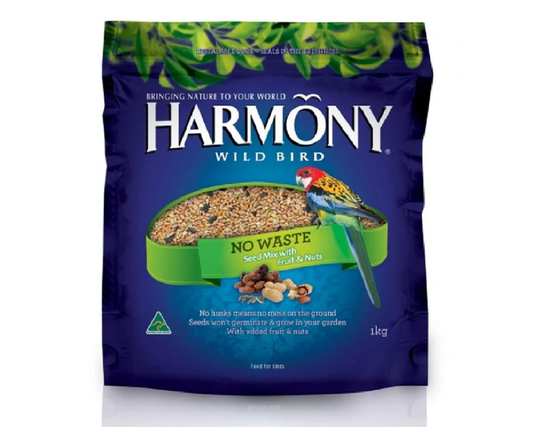 Harmony Wild Bird No Waste Seed Mix 1kg