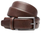 Reserve Men's Bonded Leather Dress Belt - Brown