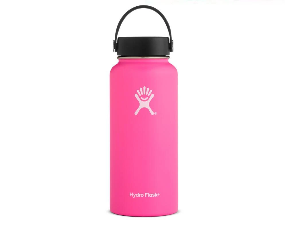 Hydro Flask Wide Mouth Bottle With Flex Cap - Pink