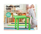 Kids table Childrens desk furniture Plastic Outdoor Indoor Study Picnic Keezi