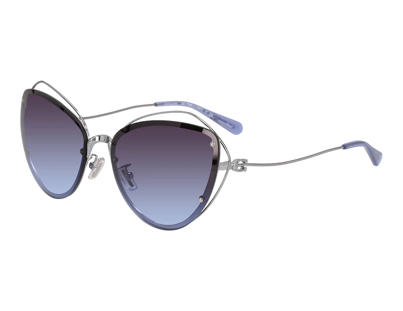 Coach Women's 0HC7086 Sunglasses - Gunmetal/Lavender