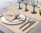French Luxe 50x50cm Linen Napkin Set - Natural