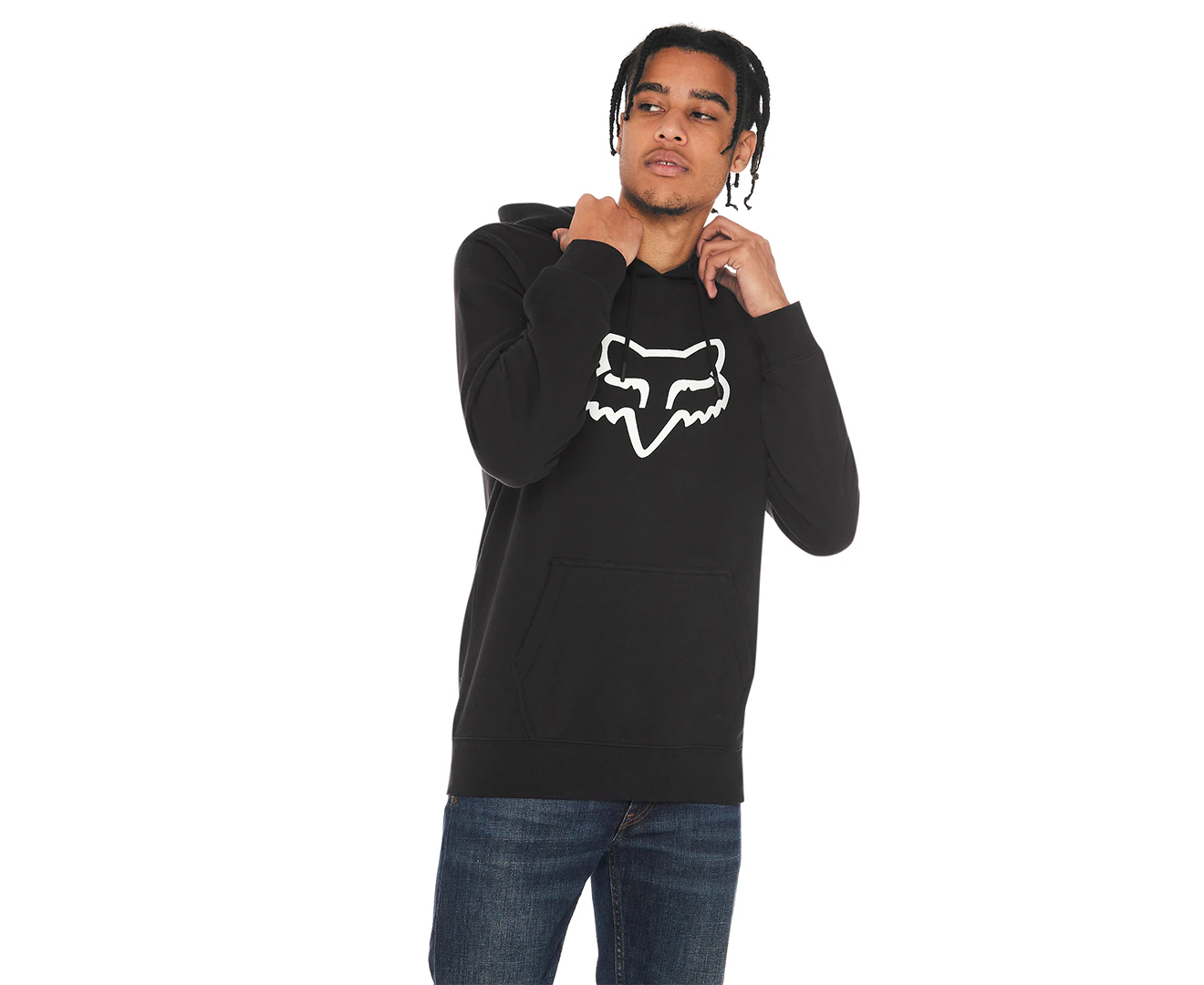 Fox Men's Legacy Fox Head Pullover Hoodie - Black/White