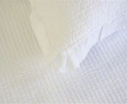 Ardor Flinders Cotton King Bed Coverlet Set - White