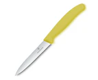Victorinox Classic Pointed Wavy Edge Paring Knife 10cm Yellow